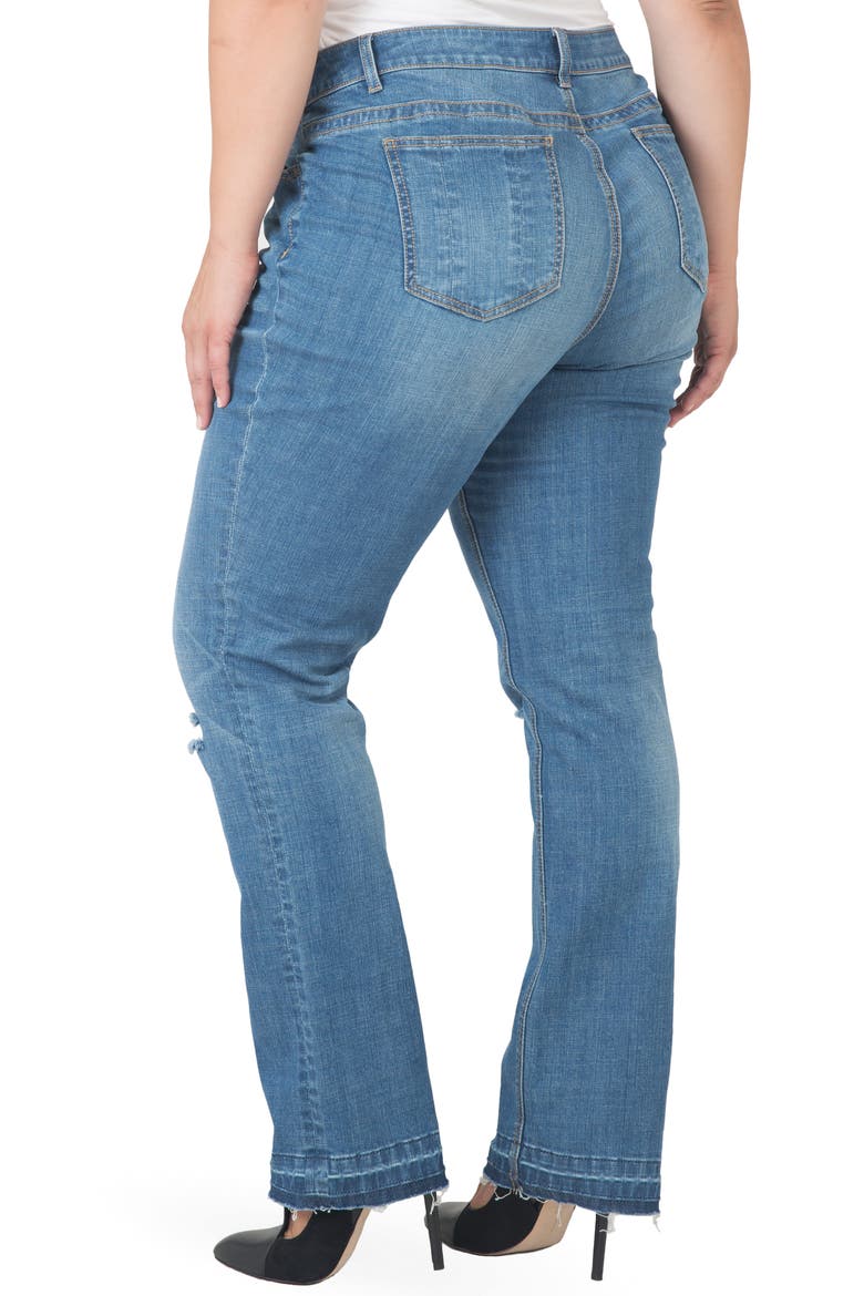 High Waist Straight Leg Jeans, Alternate, color, 3178DARKBLUE