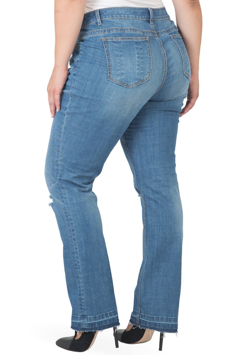 Standards & Practices High Waist Straight Leg Jeans, Alternate, color, 