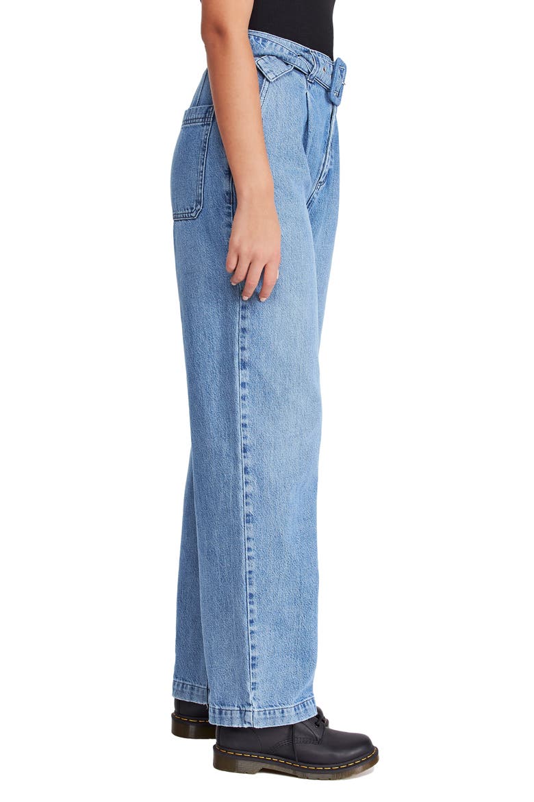 '80s Acid Wash HIgh Waist Mom Jeans, Alternate, color, DARK DENIM