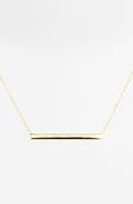 Argento Vivo Sterling Silver Argento Vivo Bar Pendant Necklace
