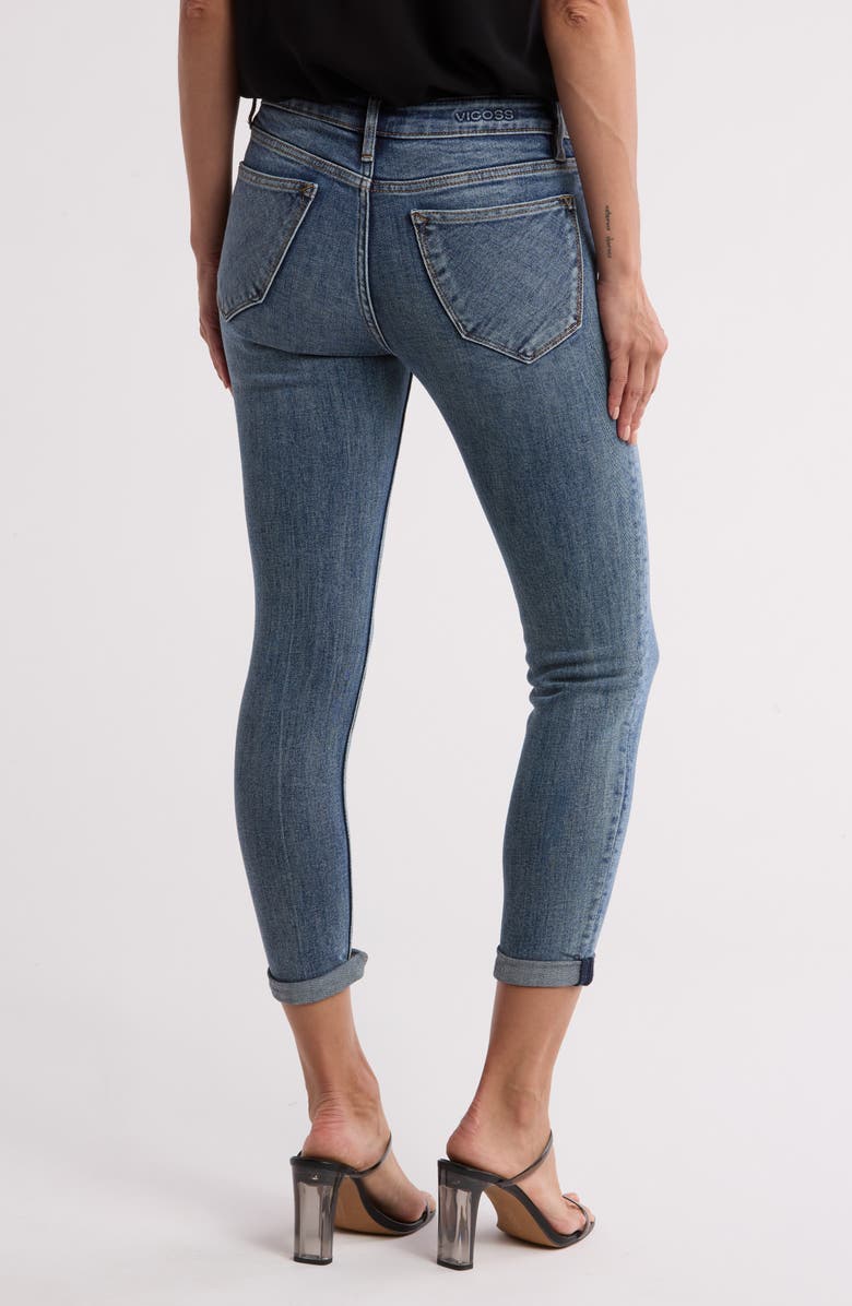Vigoss Thompson Tomboy Crop Relaxed Skinny Jeans, Alternate, color, 
