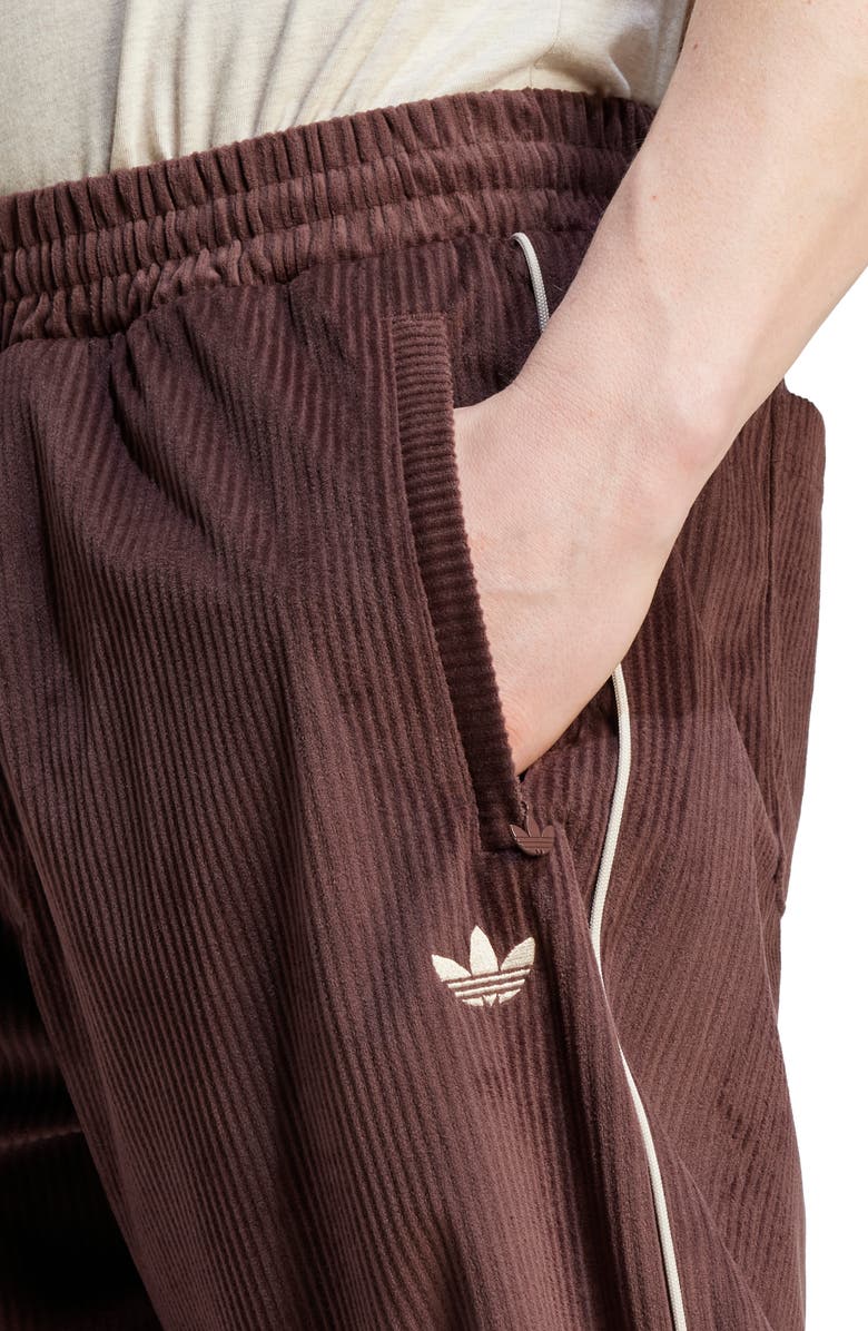 adidas Originals Recycled Polyester Corduroy Wide Leg Pants, Alternate, color, 