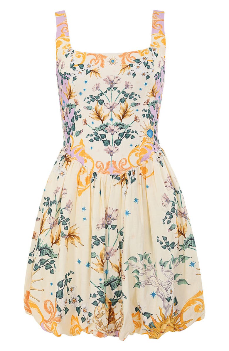 Agua Bendita Stella Solstice Cover-Up Dress, Alternate, color, White