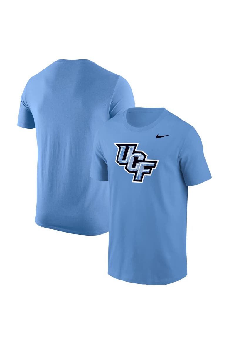 Men's Nike Light Blue UCF Knights 2025 Space Game Pattern Core T-Shirt, Main, color, Light Blue