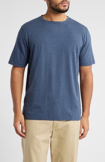 Scott Barber Cotton Blend T-shirt In Blue