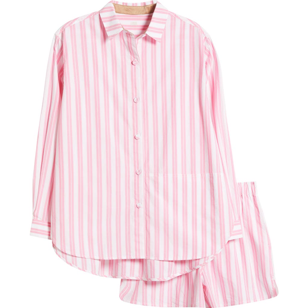 Lunya Airy Cotton & Silk Curve Hem Pajamas