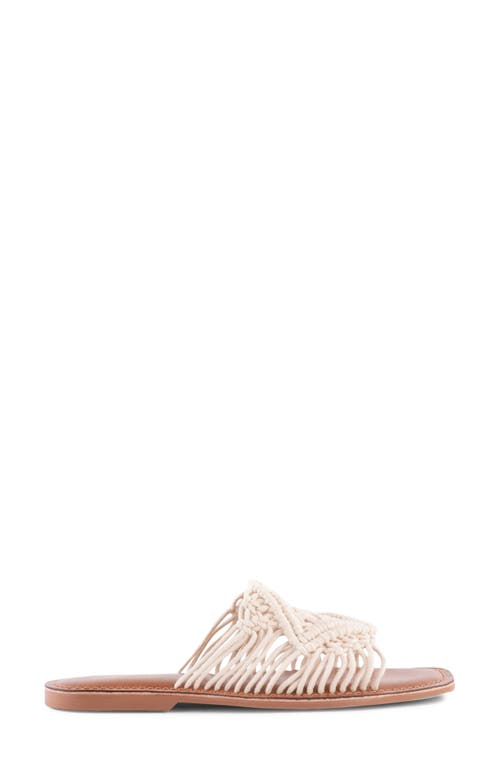 Seychelles Mahogany Slide Sandal In Natural