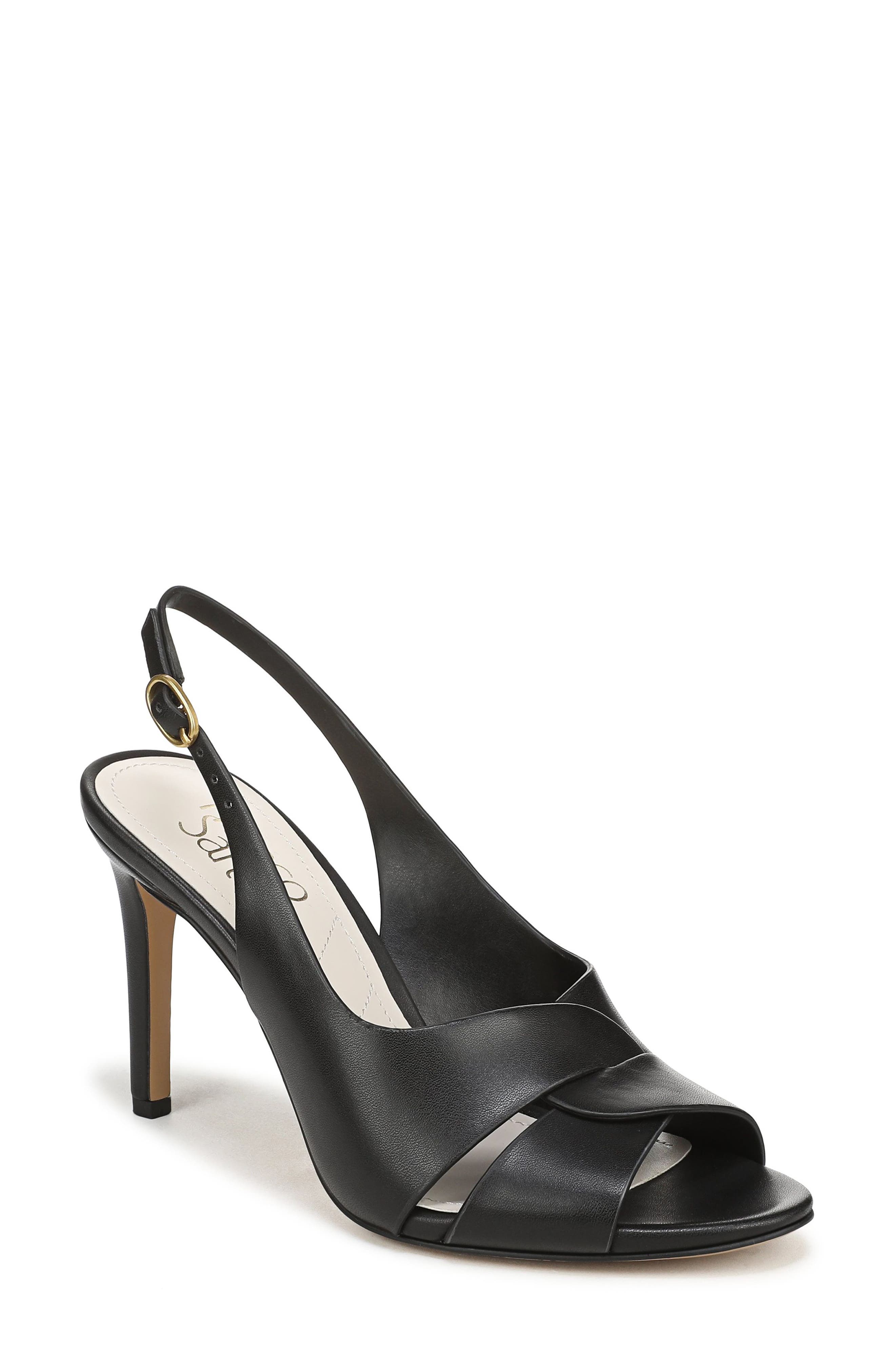 Hatsy Slingback Sandal, Main, color, BLACK