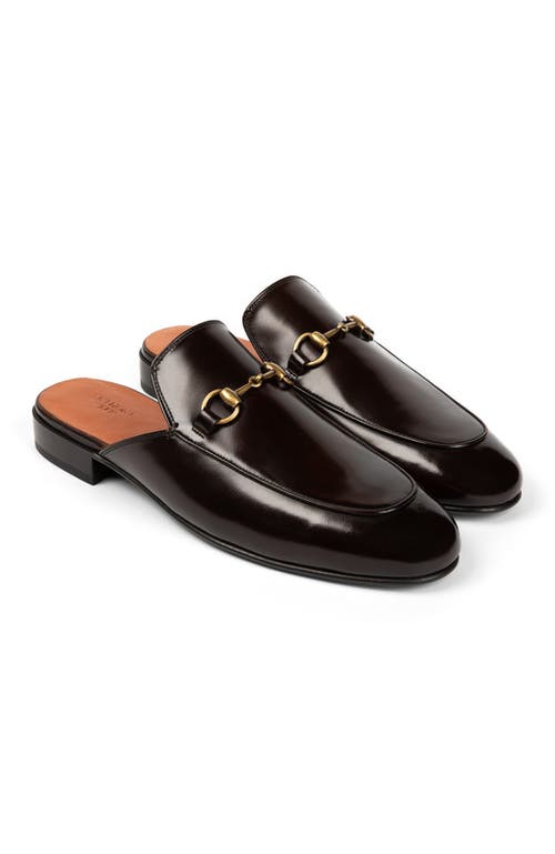 Anthony Veer Milano Horsebit Mule In Chestnut Brown