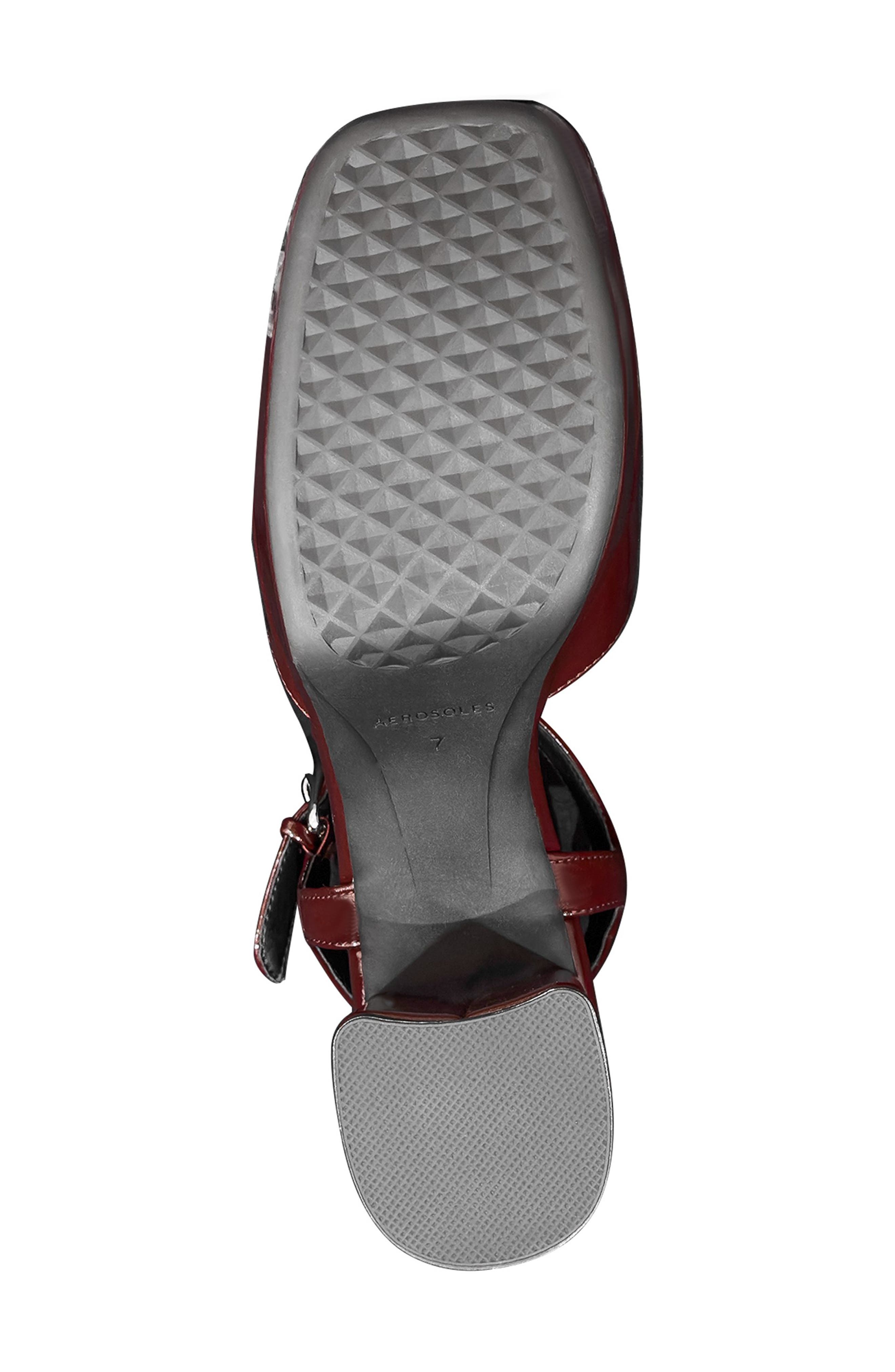 Aerosoles Senna Ankle Strap Platform Pump, Alternate, color, Merlot