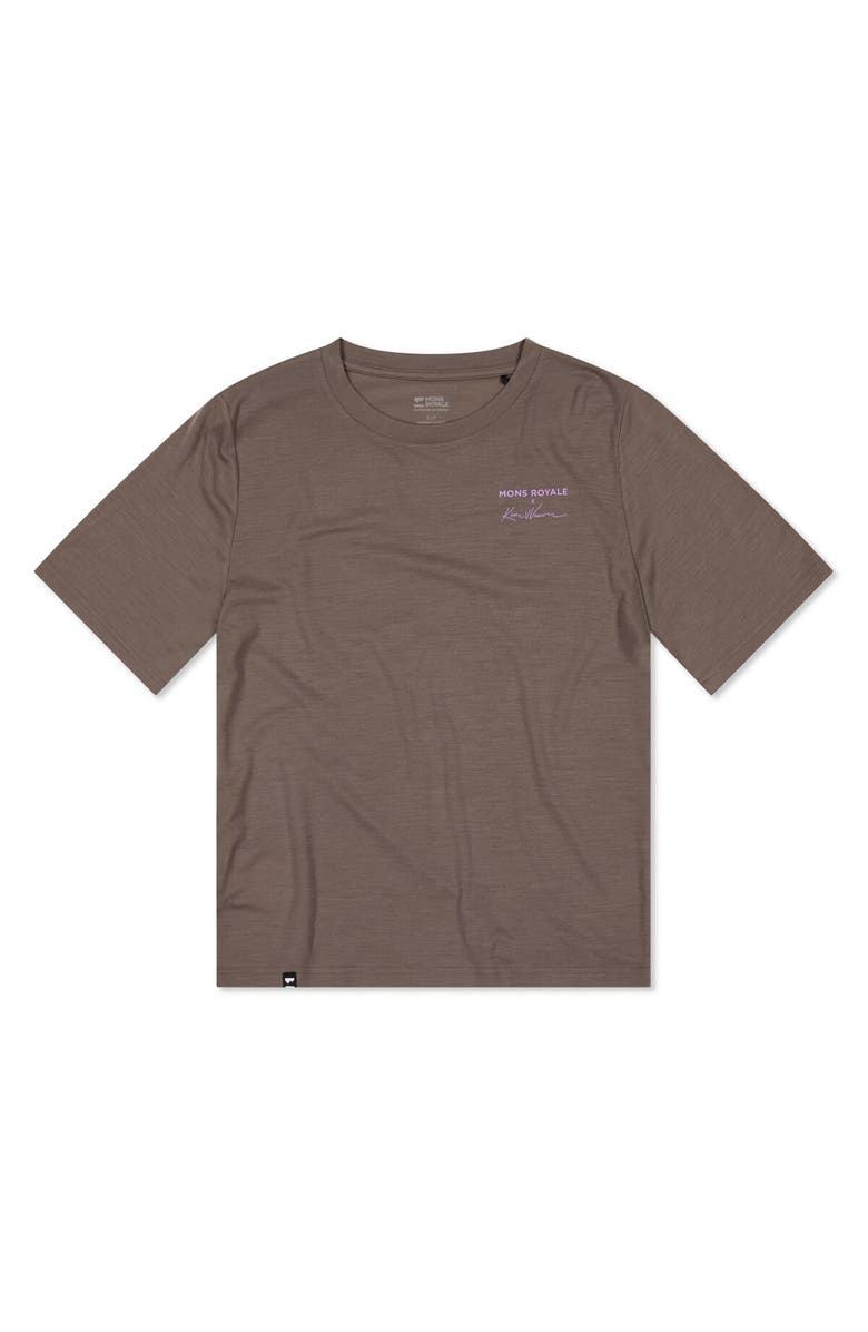 Mons Royale Icon Lo T-Shirt - Women's, Alternate, color, Walnut