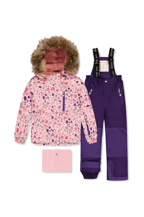 Play Mini Flower Jacket & Pants Two Piece Snowsuit