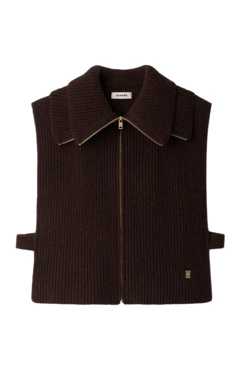Zipped Trucker Collar
