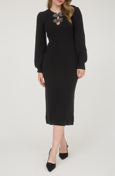 Long Sleeve Sweater Dress