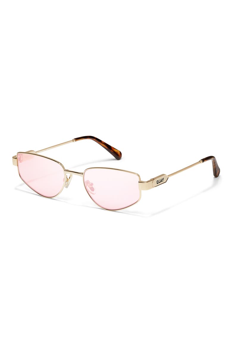 Hit Single 54mm Cat Eye Sunglasses, Alternate, color, GOLD/ DIGI PINK