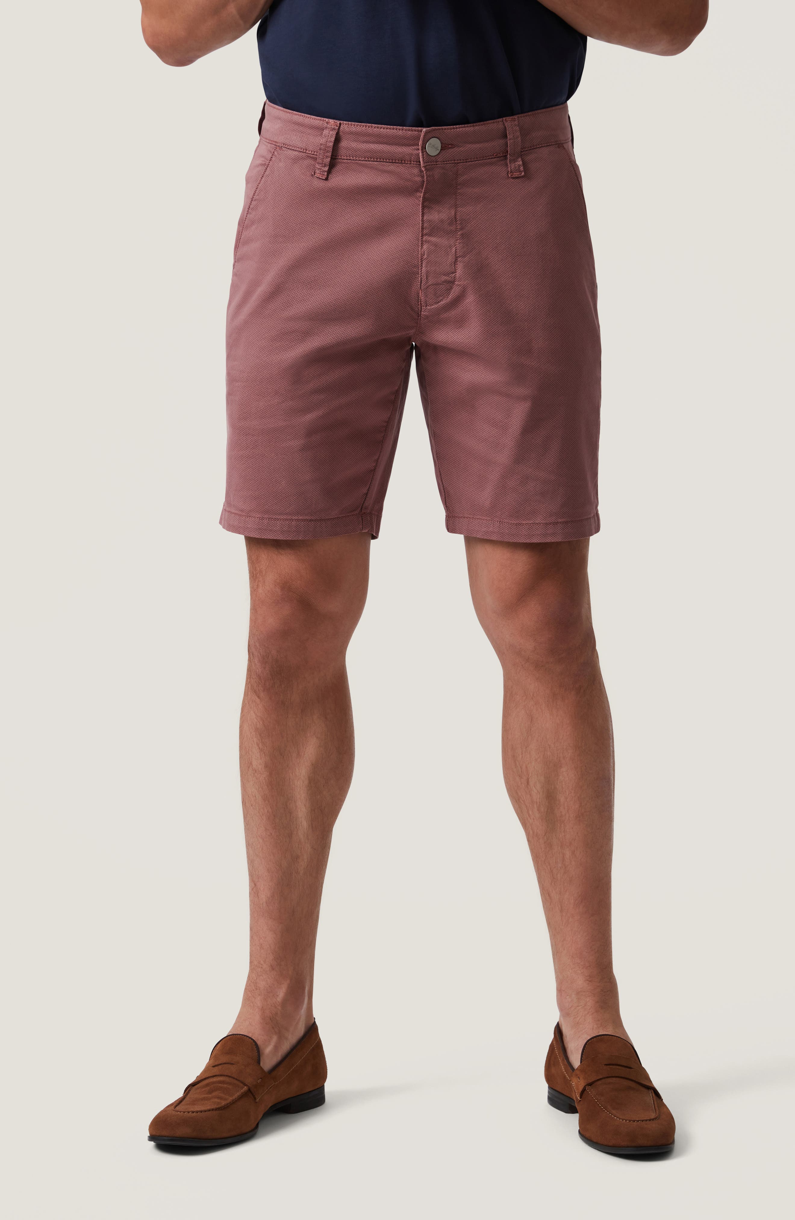 34 Heritage Arizona Slim Fit Tie Print Chino Shorts
