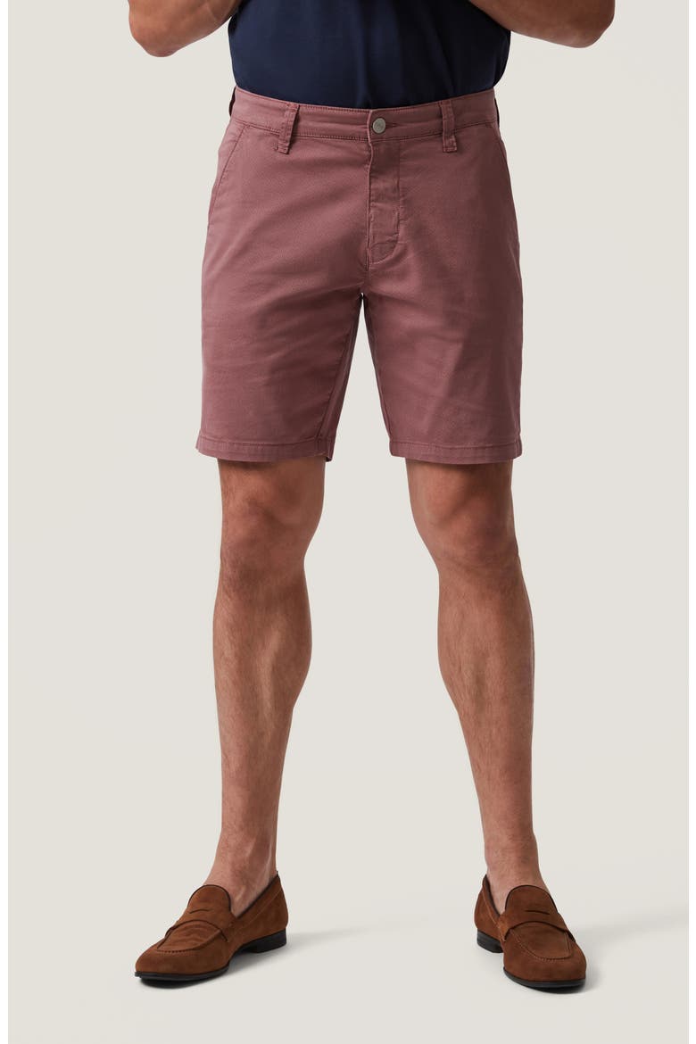 Arizona Slim Fit Tie Print Chino Shorts, Main, color, ROSE TIE PRINT