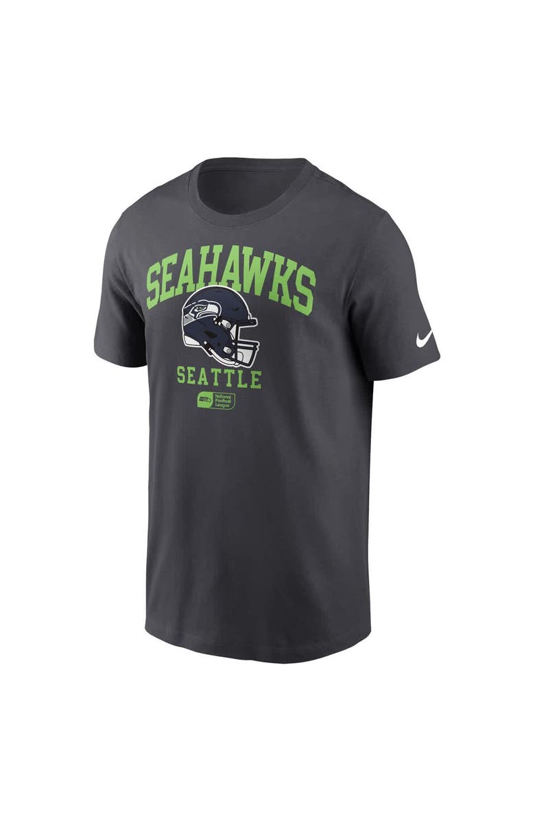 Nike Men's Nike Anthracite Seattle Seahawks Helmet Essential T-Shirt, Alternate, color, Anthracite