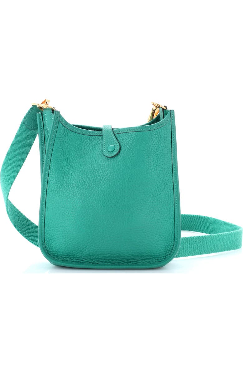 Pre-Owned Hermes Evelyne Bag Gen III Clemence TPM, Alternate, color, Vert Verone