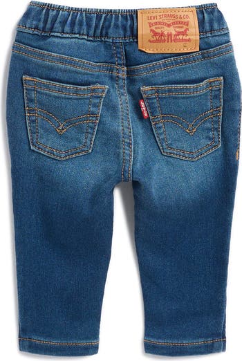 Skinny Taper Pull-On Jeans
