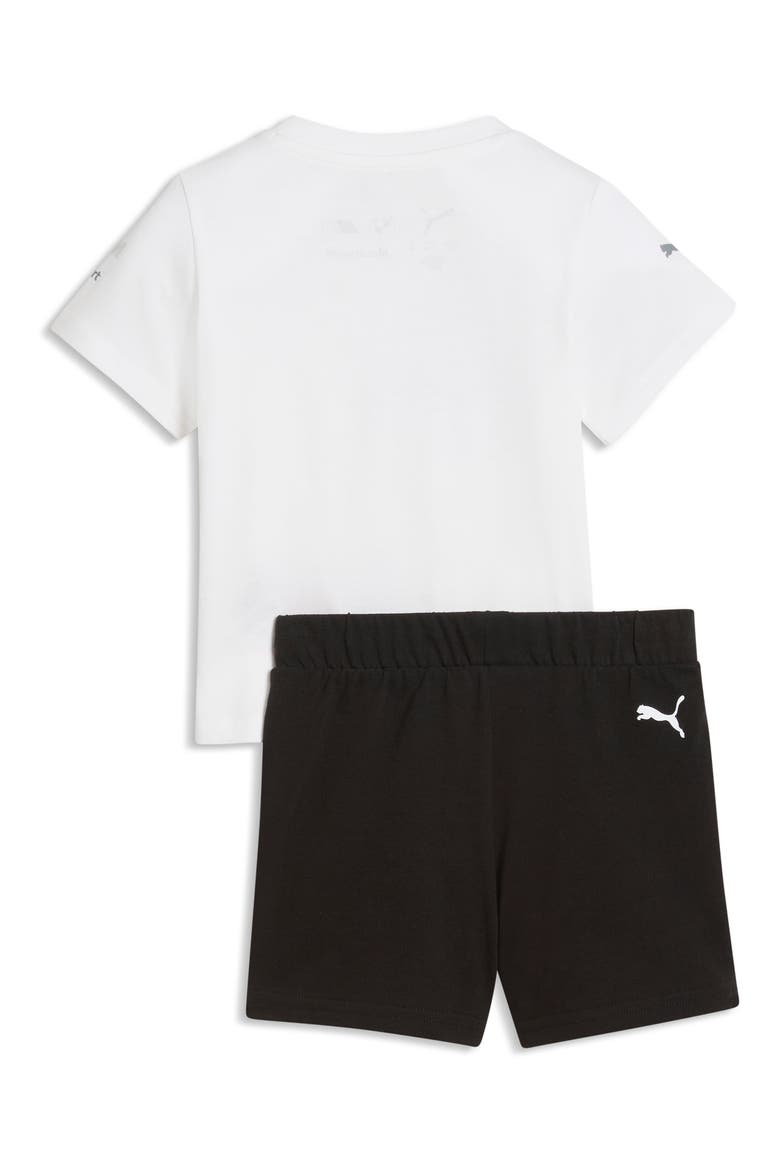 x BMW M Motorsport Kids' Cotton T-Shirt & Shorts Set, Alternate, color, PUMA BLACK