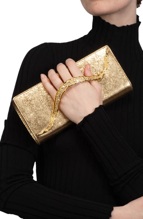 Apparis Esti Leopard Pluche™ Faux Fur Tote In Gold