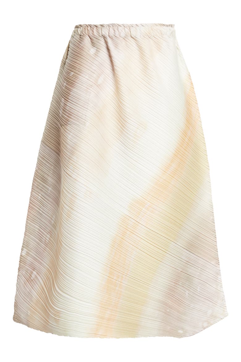 Print Sea Bubble Skirt, Alternate, color, GREIGE