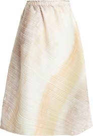 Issey Miyake Print Sea Bubble Skirt