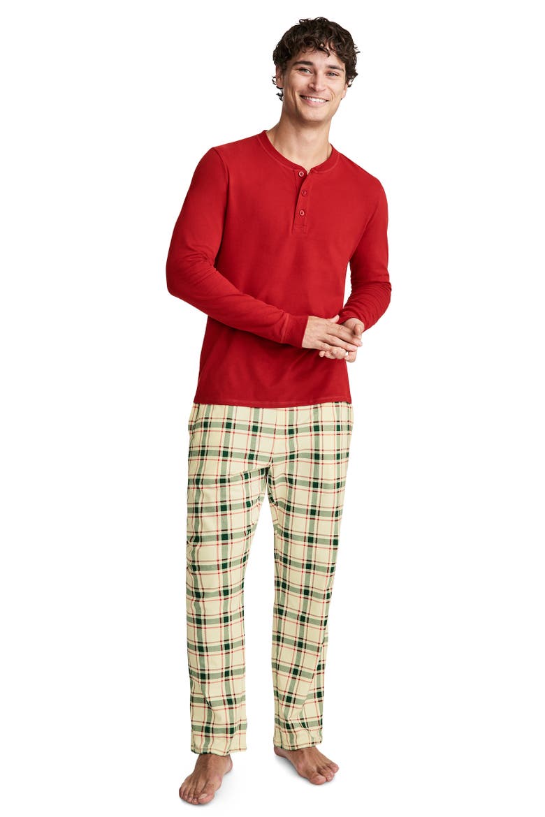 Mens Men's Fam Jams Long Sleeve Henley, Alternate, color, Deep Scarlet