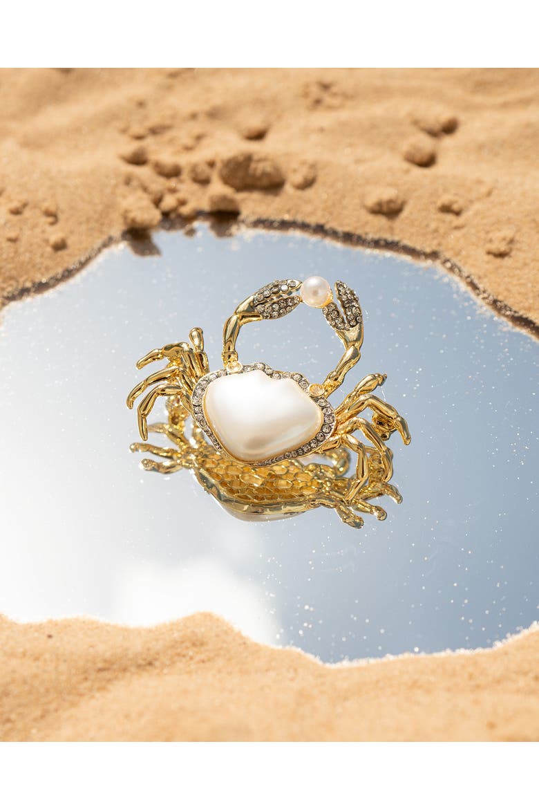 Crab Brooch, Alternate, color, Crab