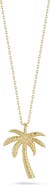 SPHERA MILANO Palm Tree Pendant Necklace