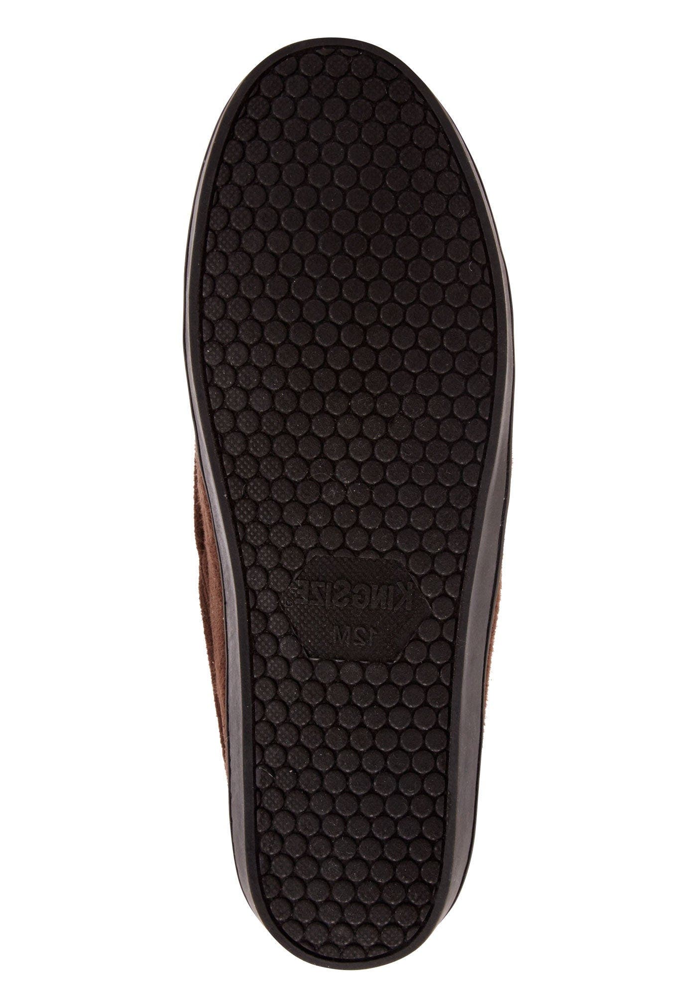 KingSize Microsuede Clog Slippers, Alternate, color, Black