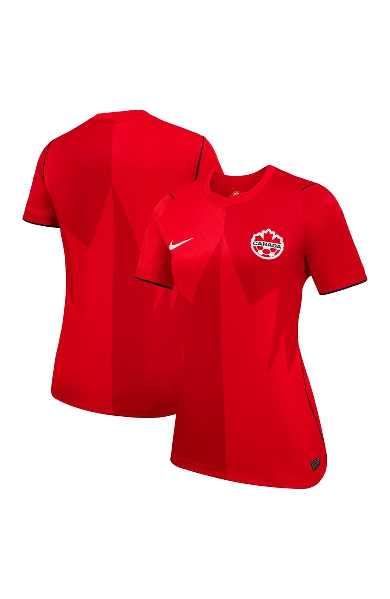 Nike Women's Nike Red Canada Soccer 2026 Home Stadium Replica Jersey, Main, color, Red