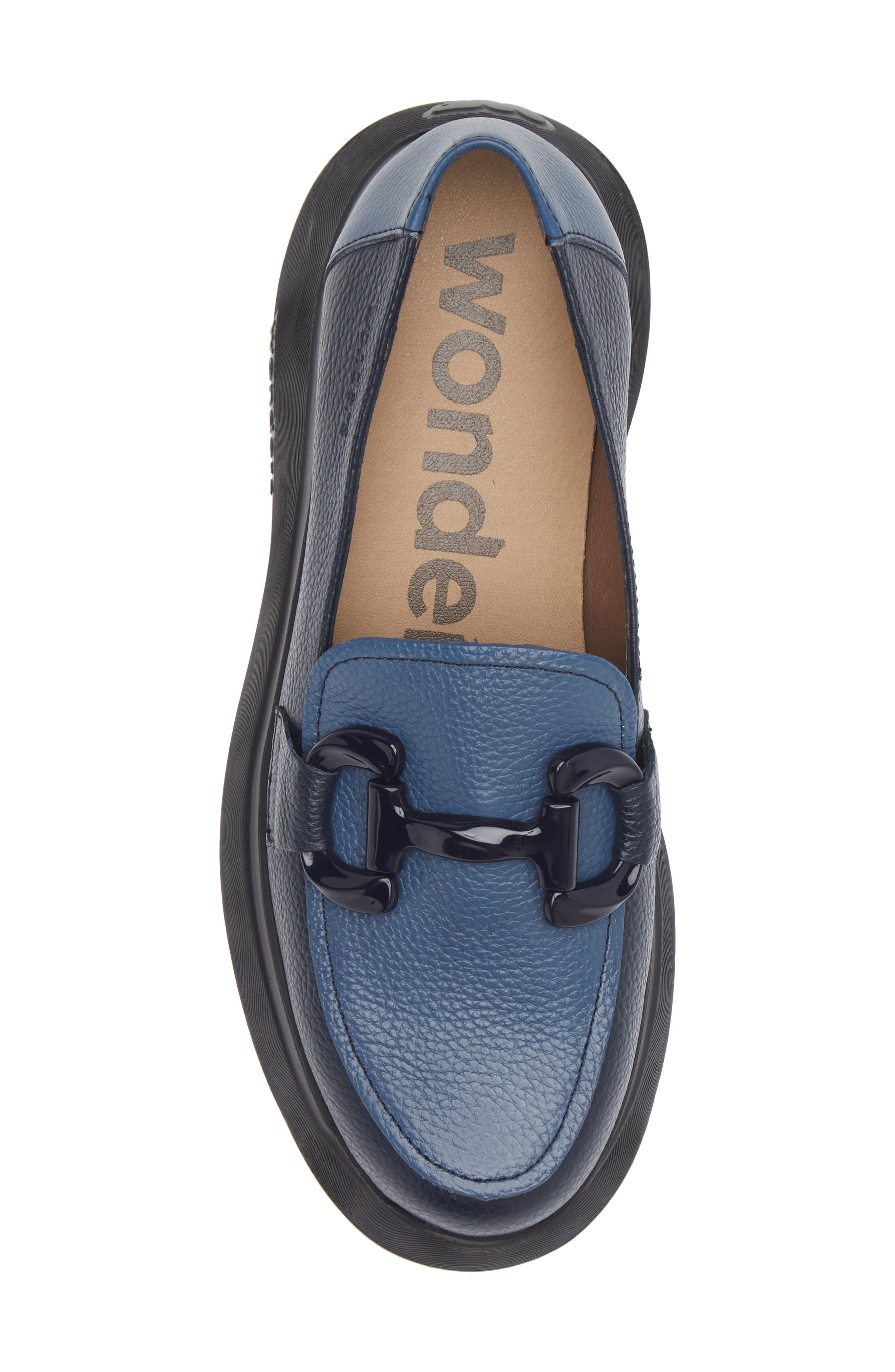 Wonders Platform Loafer, Alternate, color, Navy/ Blue Combo