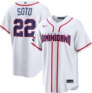 Nike Men's Nike Juan Soto White Dominican Republic Baseball 2026 World Baseball Classic Home Stadium Jersey
