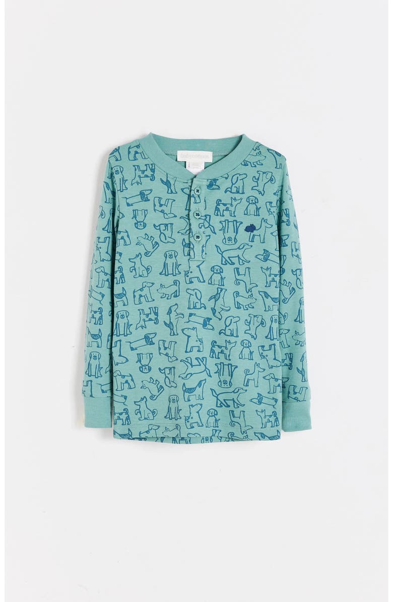 Babycottons Felix Snug Long Pajamas for Infant, Alternate, color, Green