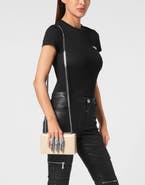 PHILIPP PLEIN Croco Printed Leather Mini Bag Women