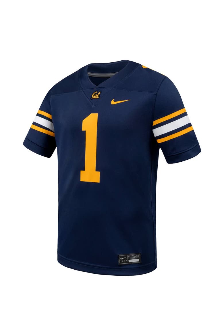 Men's Nike #1 Navy Cal Bears Untouchable Replica Game Jersey, Alternate, color, Navy
