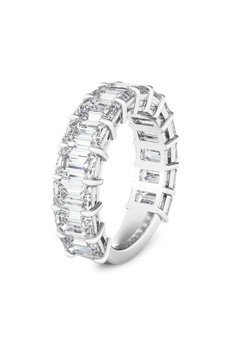 Emerald Cut Lab Created Diamond Eternity Ring video