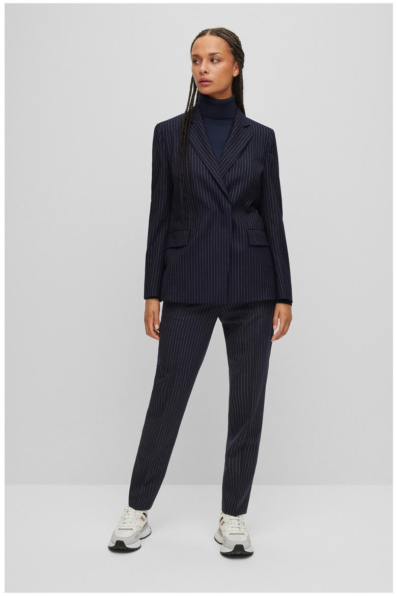 Tiluna Slim Suit Trousers, Alternate, color, MIDNIGHT FANTASY