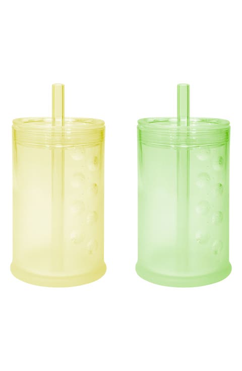 2-Pack 9-Ounce Easy Sipping Straw Cups
