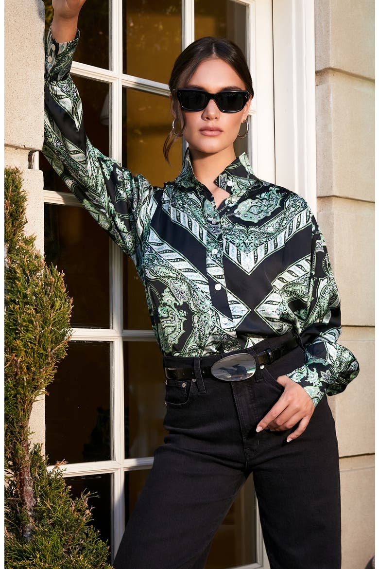Chloe Print Shirt, Alternate, color, PRINT