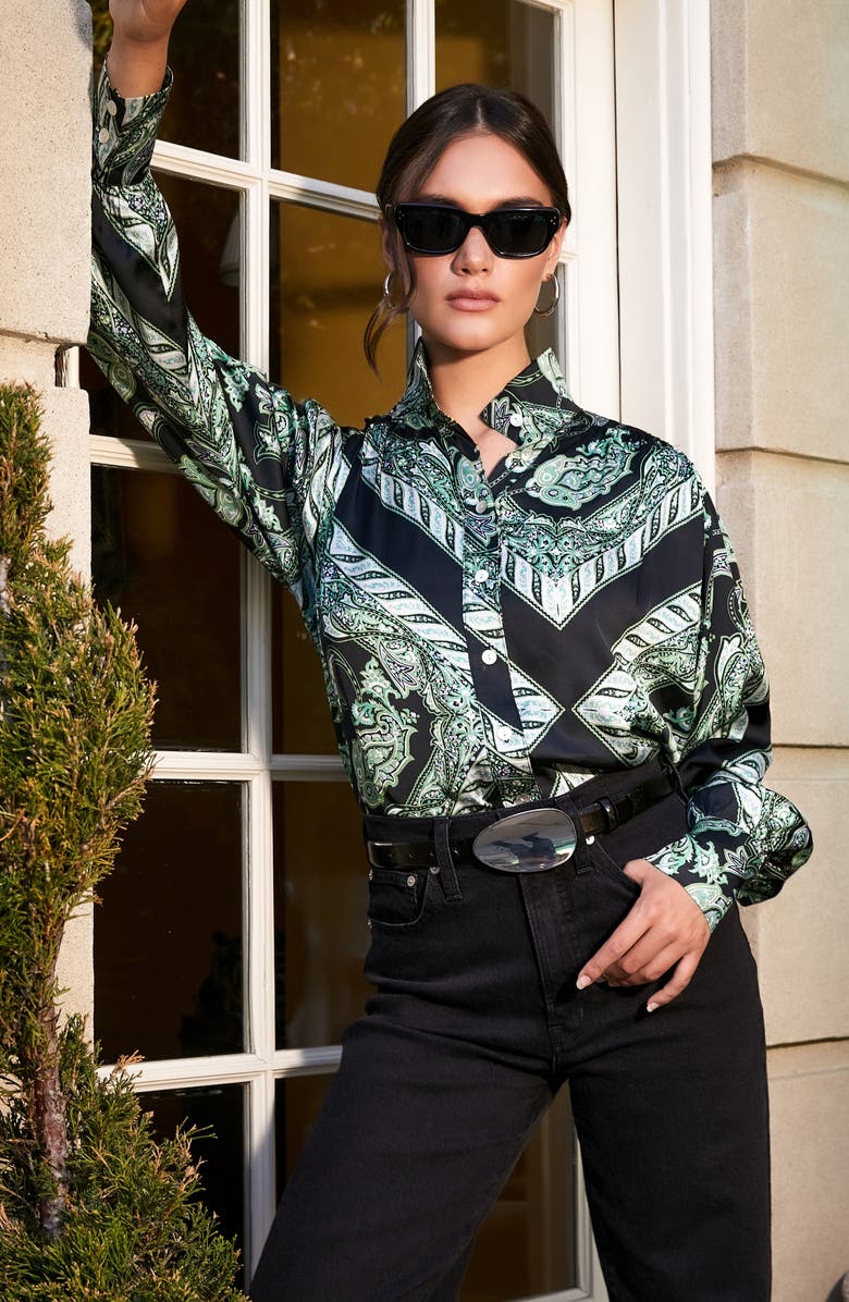 FIFTEEN TWENTY Chloe Print Shirt, Alternate, color, Print