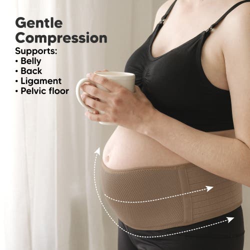 Keababies Ease Maternity Support Belt In Warm Tan