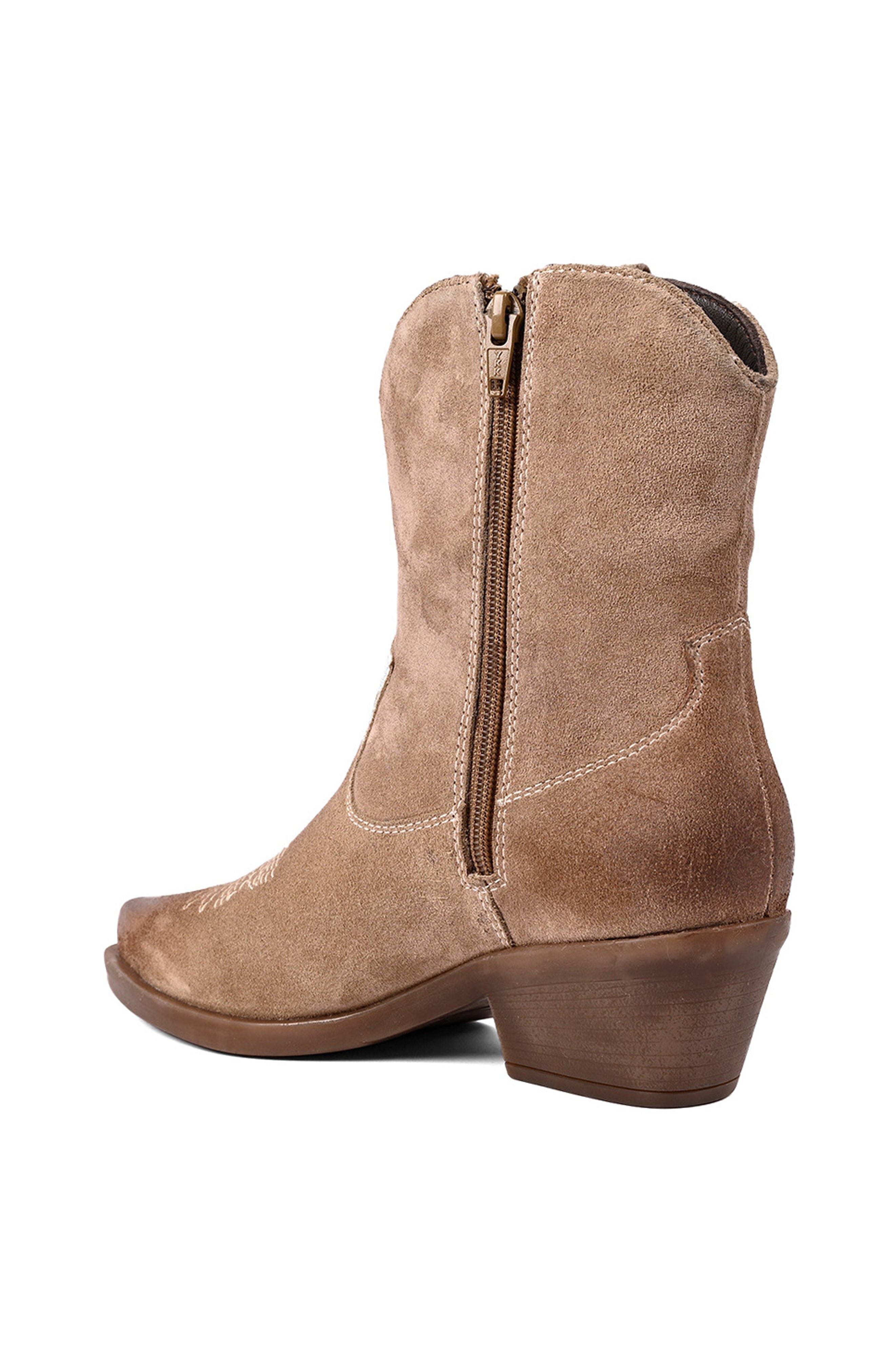 Discussion Western Boot, Alternate, color, Beige Suede