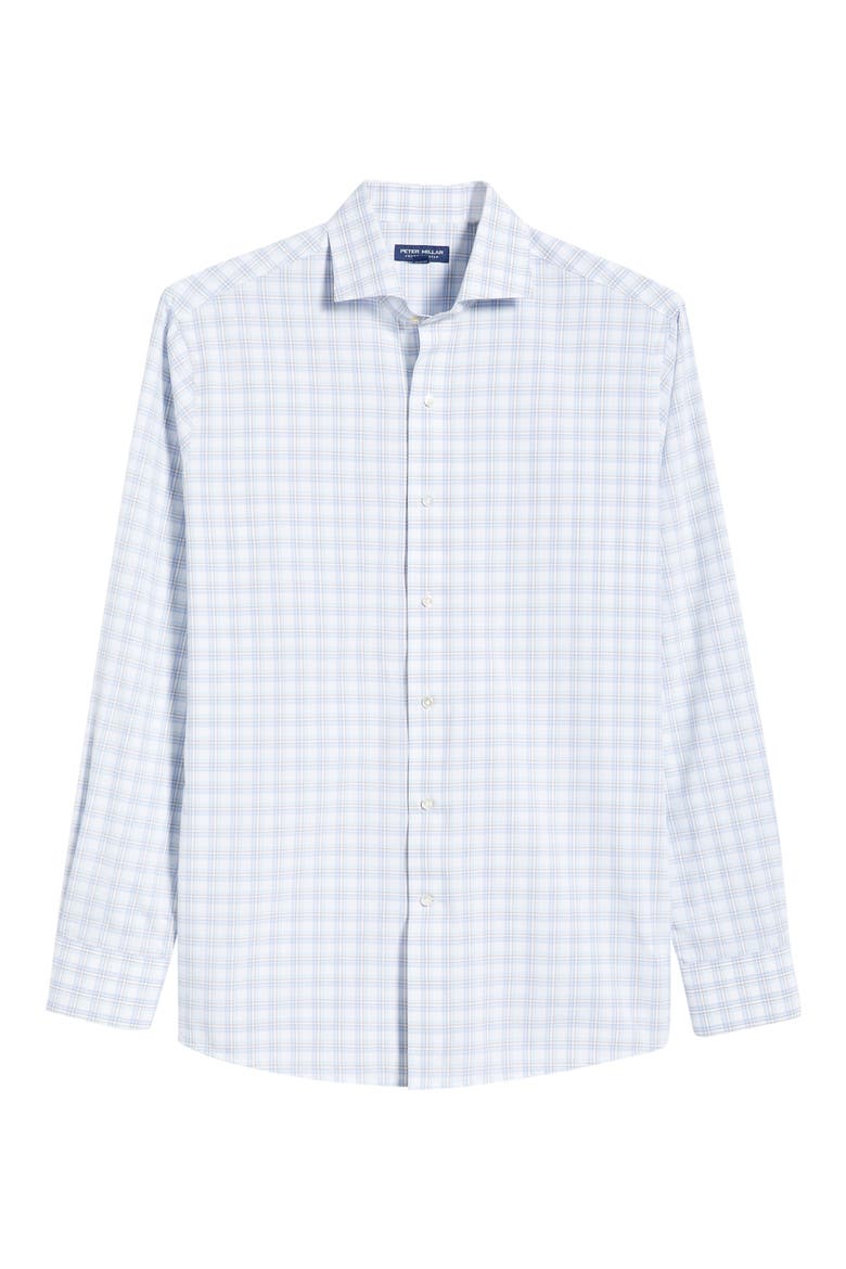 Crown Crafted Bechtle Performance Poplin Button-Up Shirt, Alternate, color, IRIS MIST