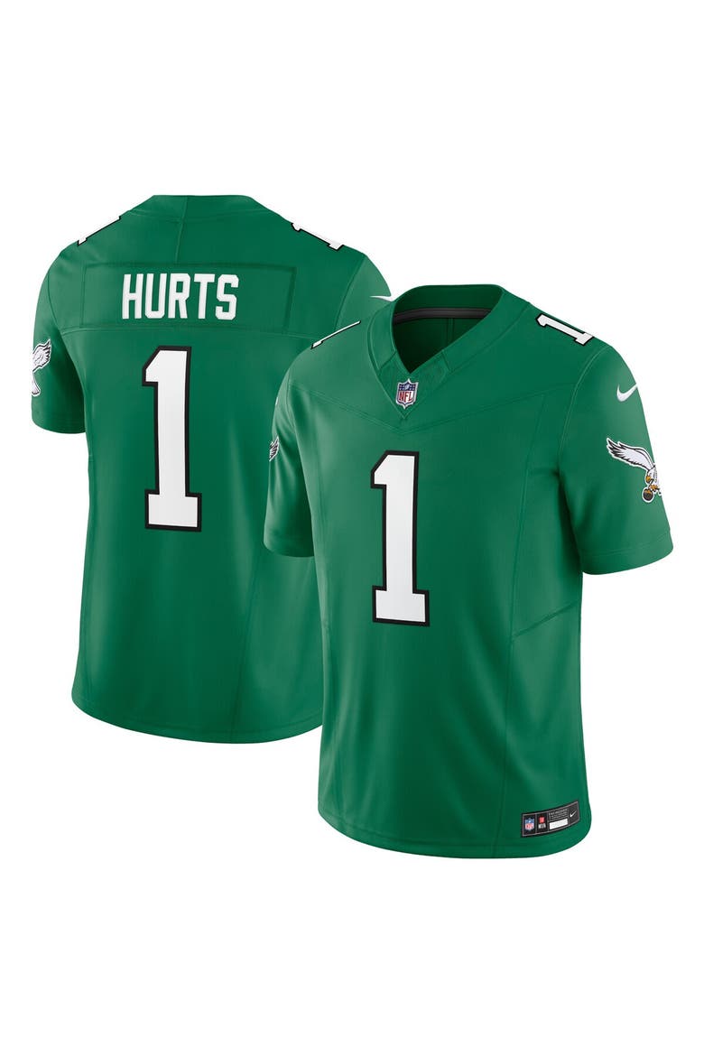 Men's Nike Jalen Hurts Kelly Green Philadelphia Eagles Vapor F.U.S.E. Limited Jersey, Main, color, Kelly Green
