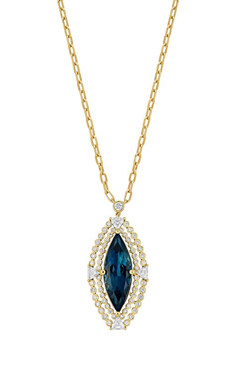 Iris Topaz & Diamond Necklace