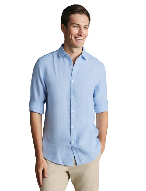 Plain Pure Linen Shirt