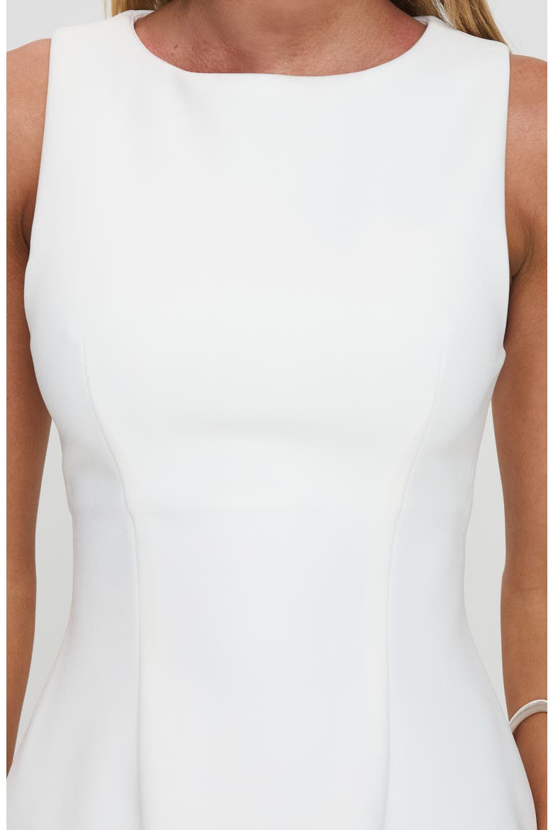 Anse Sleeveless Minidress, Alternate, color, WHITE